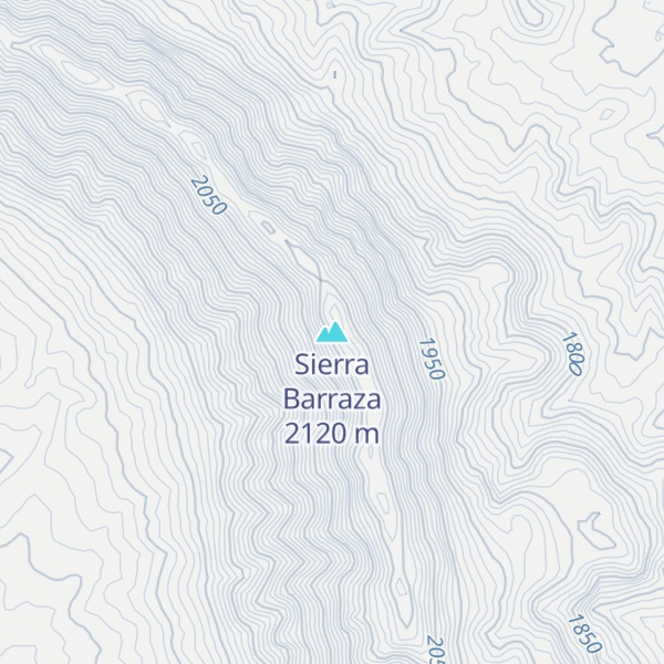 Map of Sierra Barraza