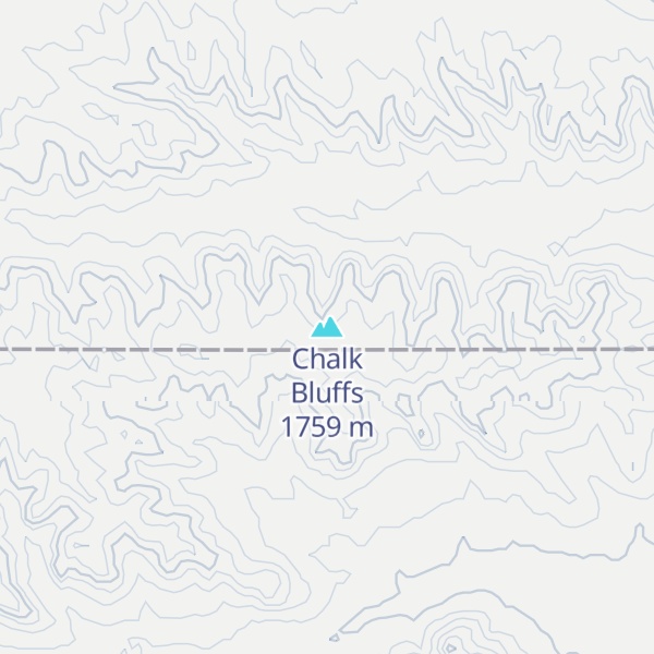 Map of Chalk Bluffs