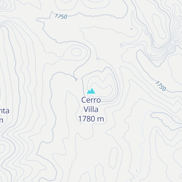 Map of Cerro Villa