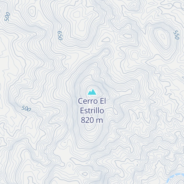 Map of Cerro El Estrillo