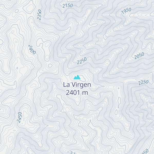 Map of La Virgen