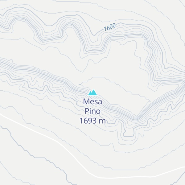 Map of Mesa Pino