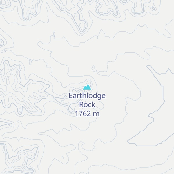 Map of Earthlodge Rock