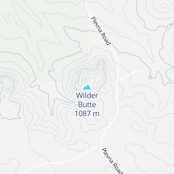 Map of Wilder Butte