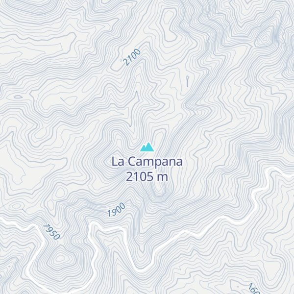 Map of La Campana
