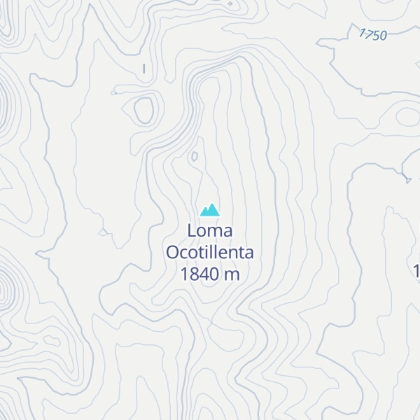 Map of Loma Ocotillenta