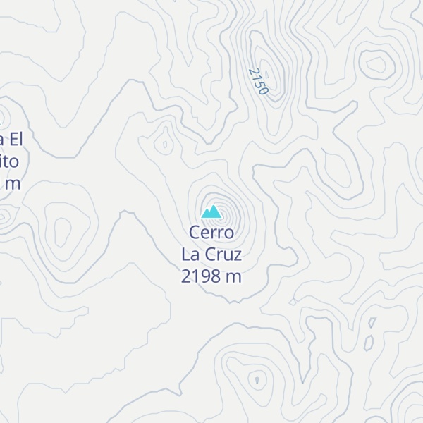 Map of Cerro La Cruz