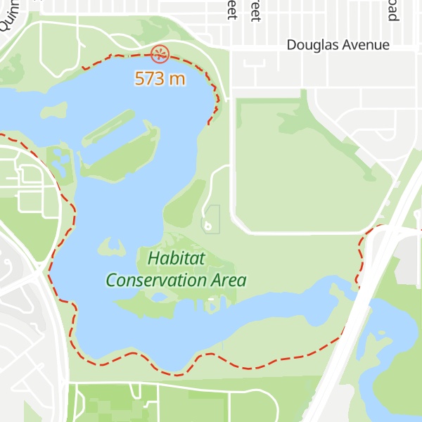 Map of Wascana Hill