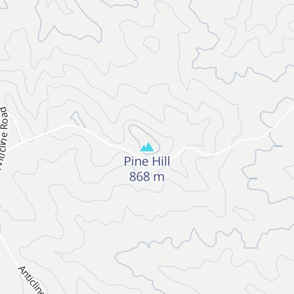 Map of Pine Hill