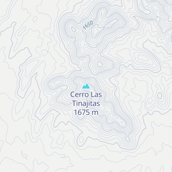Map of Cerro Las Tinajitas