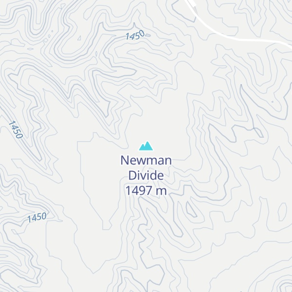 Map of Newman Divide