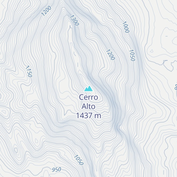 Map of Cerro Alto