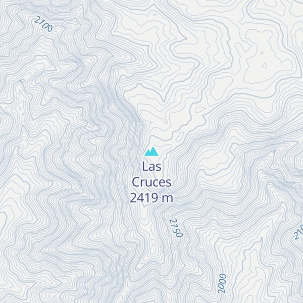 Map of Las Cruces