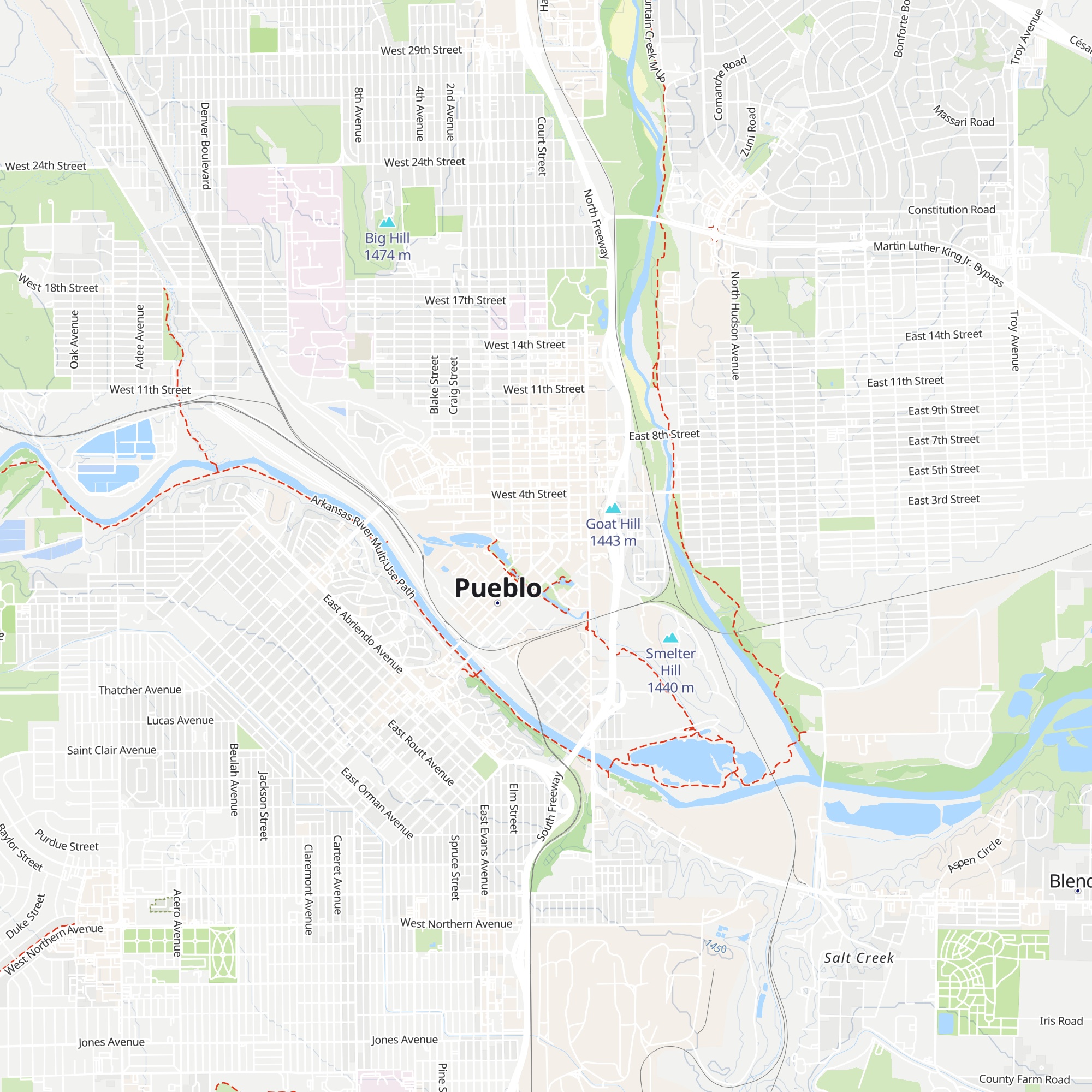 Pueblo Visitor Information Center map