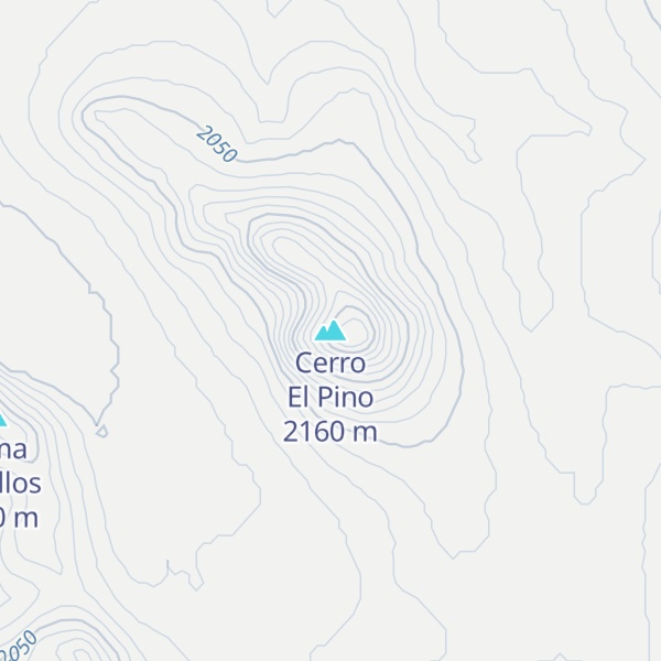 Map of Cerro El Pino