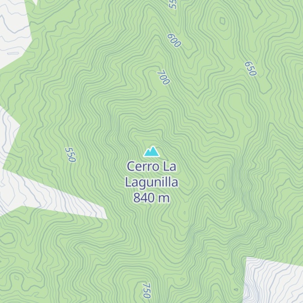 Map of Cerro La Lagunilla
