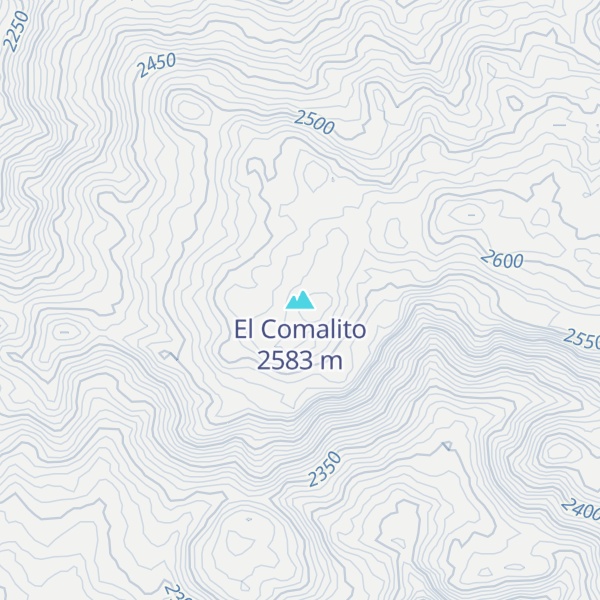 Map of El Comalito
