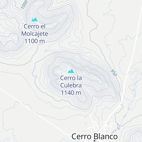 Map of Cerro la Culebra