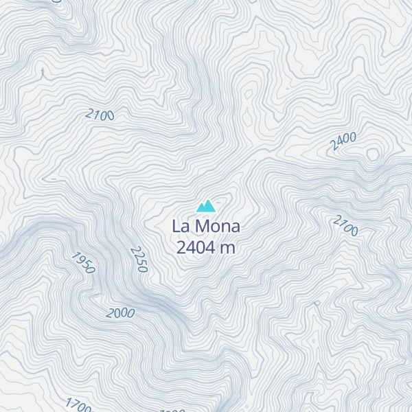 Map of La Mona