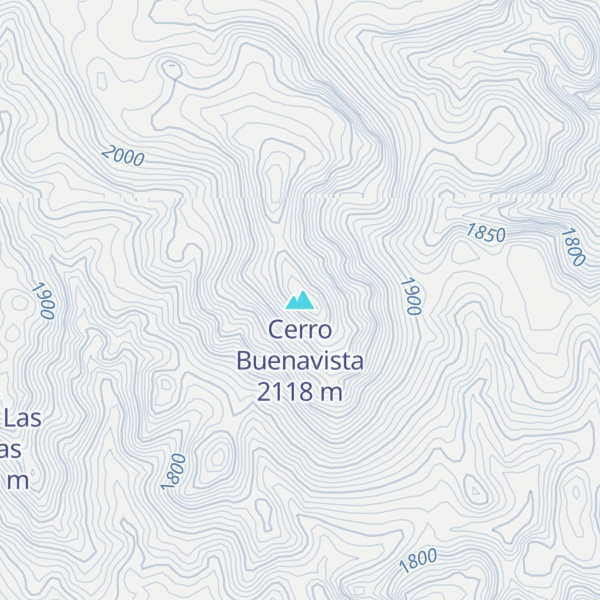 Map of Cerro Buenavista