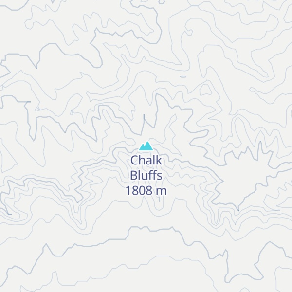 Map of Chalk Bluffs
