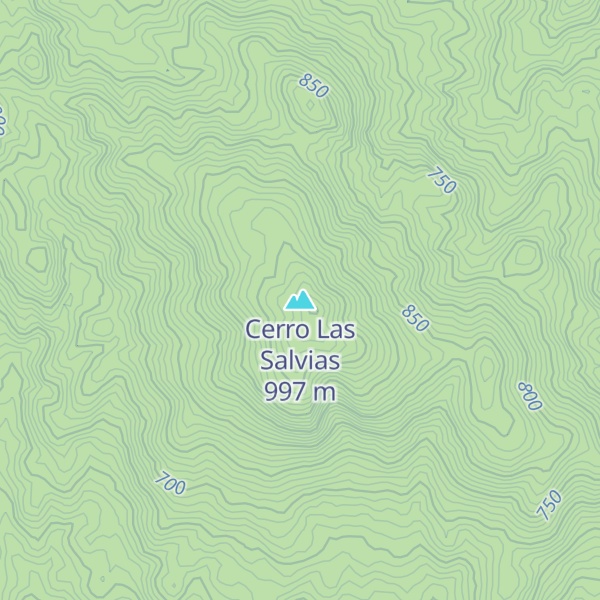 Map of Cerro Las Salvias