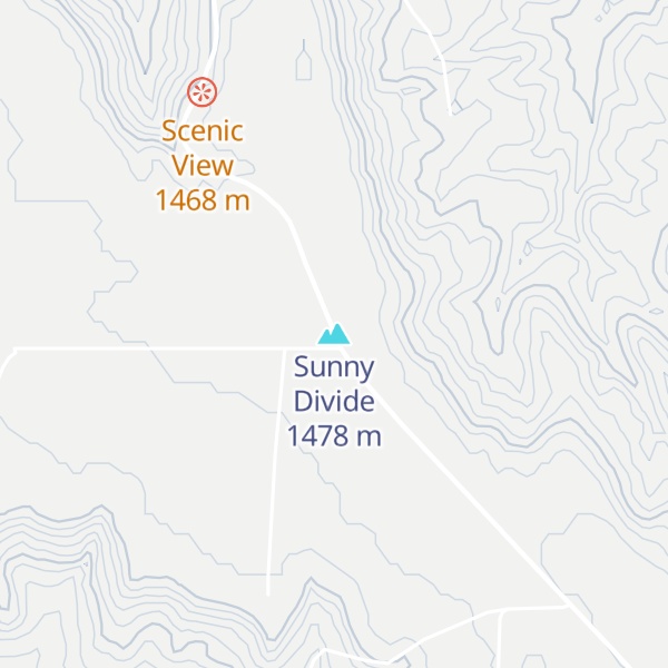 Map of Sunny Divide