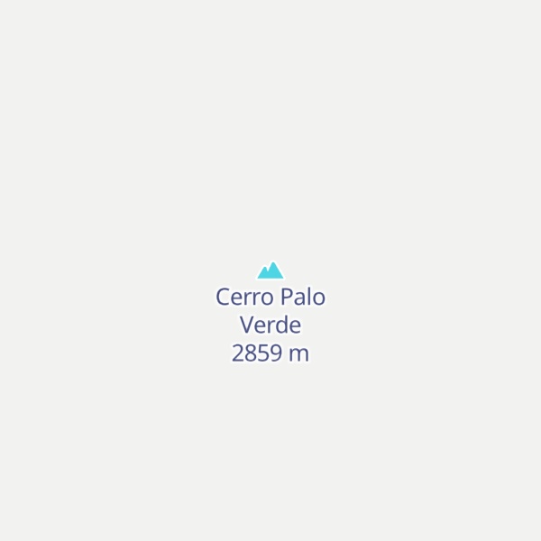 Map of Cerro Palo Verde