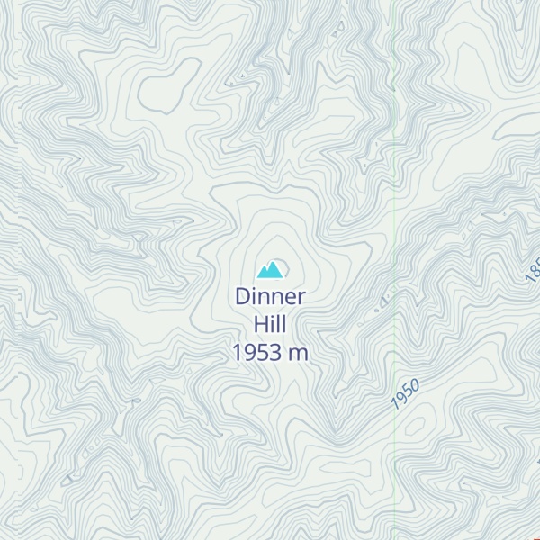 Map of Dinner Hill