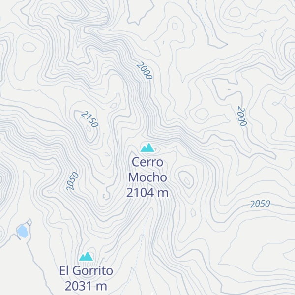 Map of Cerro Mocho