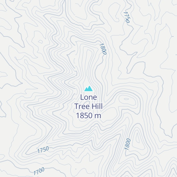 Map of Lone Tree Hill