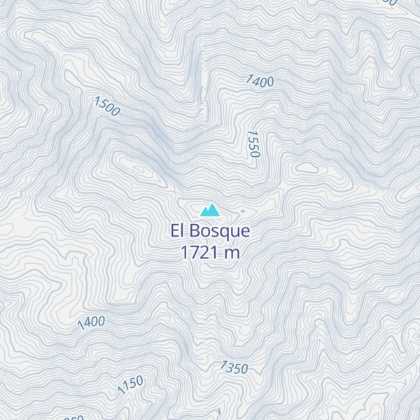 Map of El Bosque