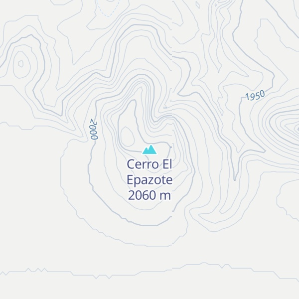 Map of Cerro El Epazote