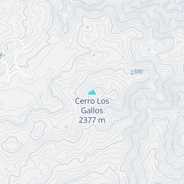 Map of Cerro Los Gallos