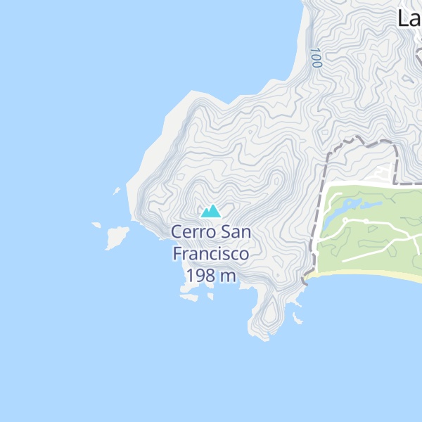 Map of Cerro San Francisco