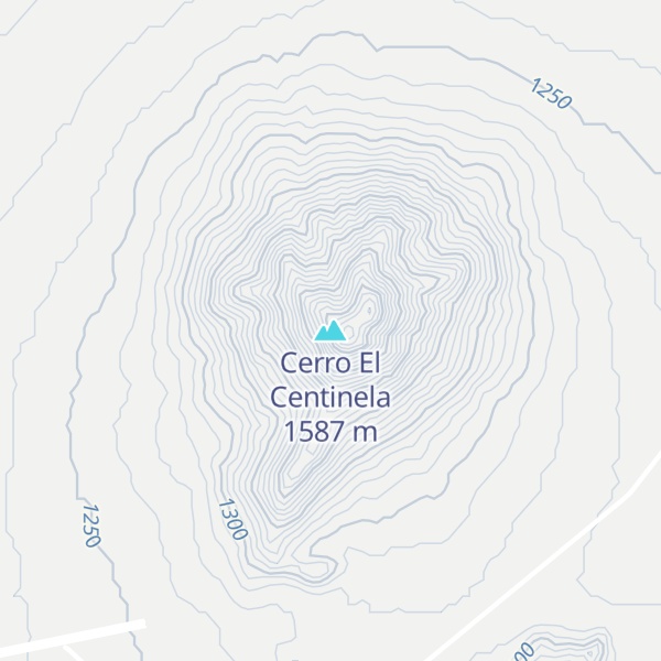 Map of Cerro El Centinela
