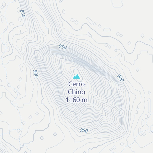 Map of Cerro Chino