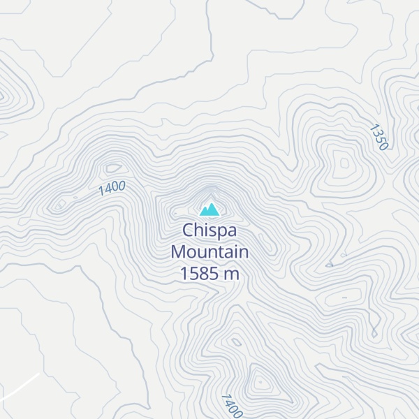 Map of Chispa Mountain