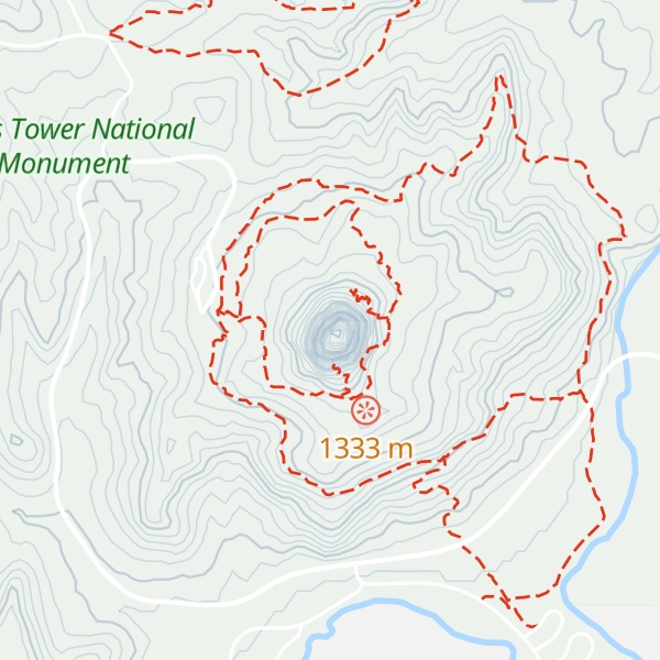 Map of Bear's Lodge