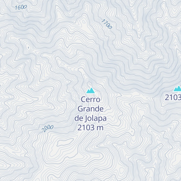 Map of Cerro Grande de Jolapa