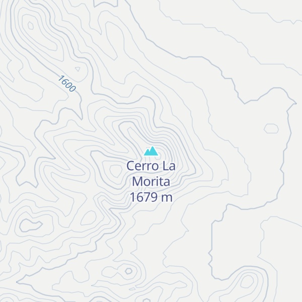 Map of Cerro La Morita