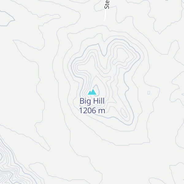 Map of Big Hill