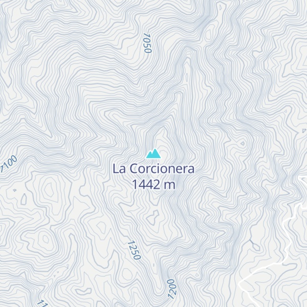 Map of La Corcionera