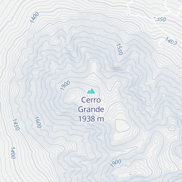 Map of Cerro Grande