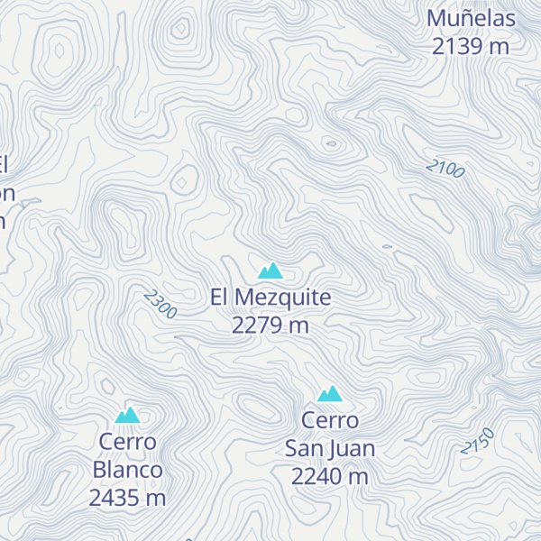 Map of El Mezquite