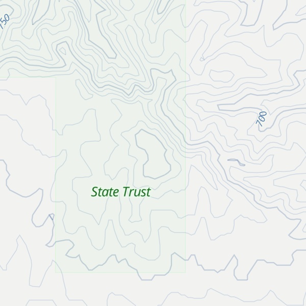 Map of Kisler Butte