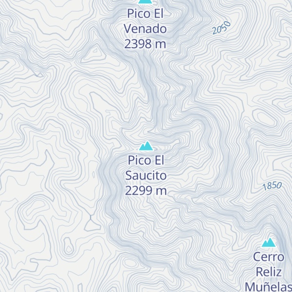 Map of Pico El Saucito