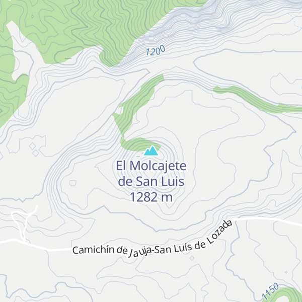 Map of El Molcajete de San Luis