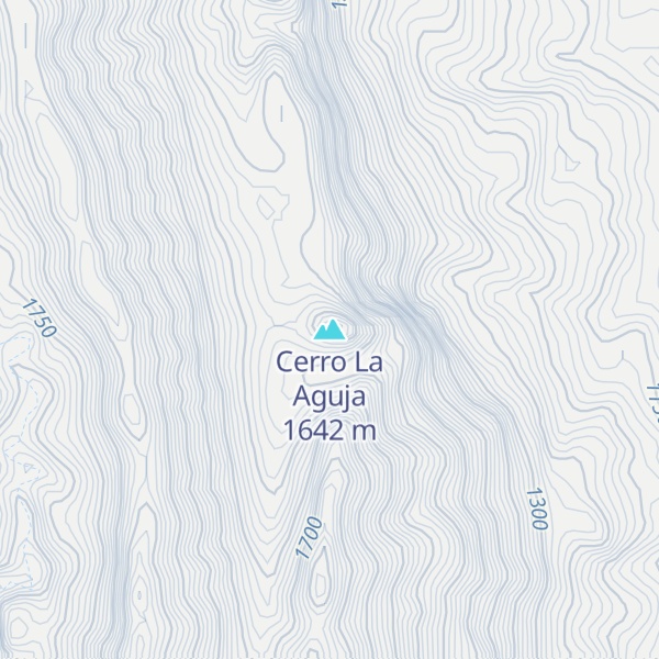 Map of Cerro La Aguja