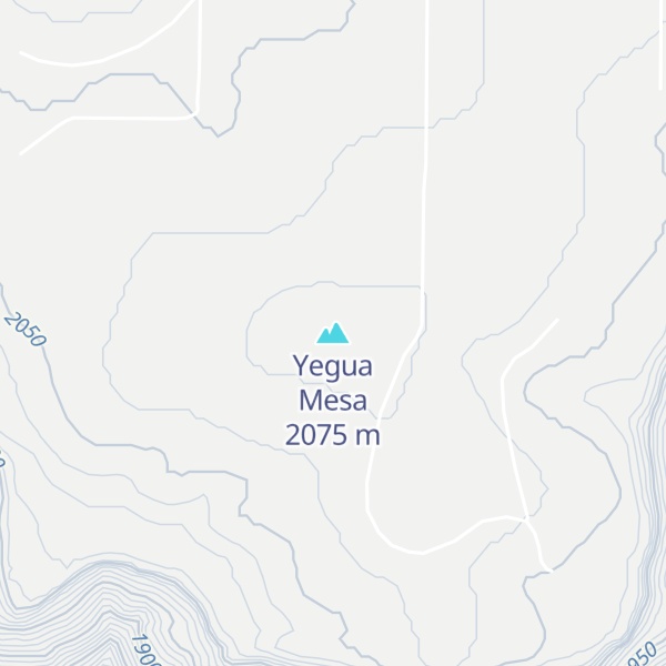 Map of Yegua Mesa